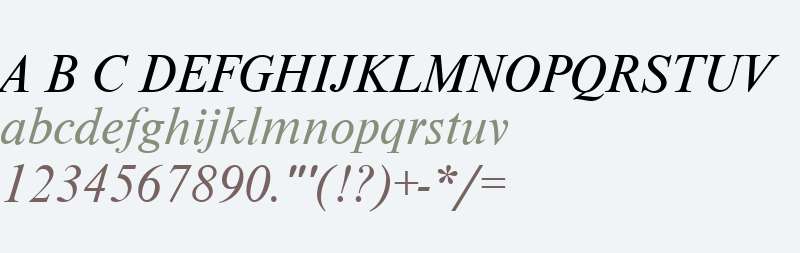 NimbusRomDCY Italic