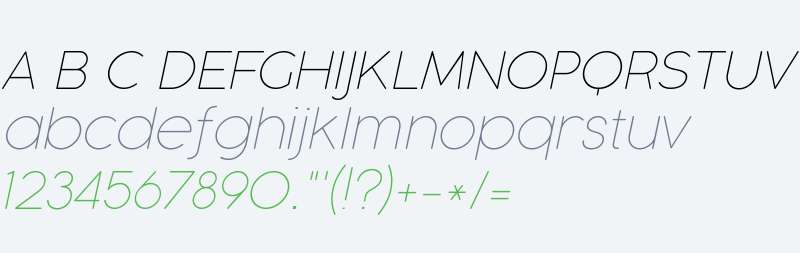 Cocogoose Pro Thin Italic