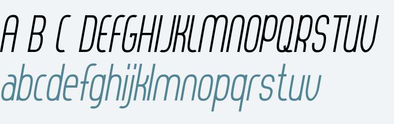 Thorup Sans Italic