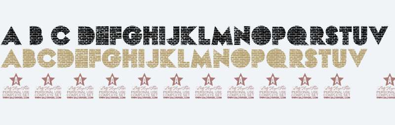 BRICKS PERSONAL USE Bold