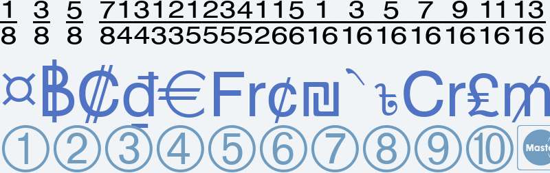 Currency Pi W95 Regular