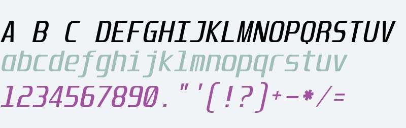 Unispace Italic V1
