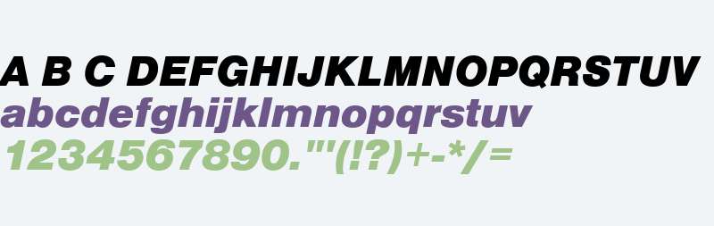 NimbusSanDBla Italic