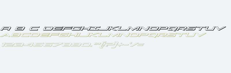 Grand Sport 3D Italic