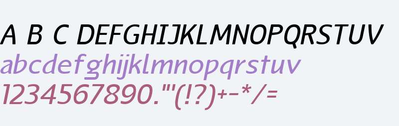 Kinoble Medium Italic