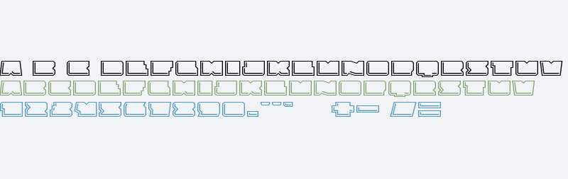 Solida Outline Engraved Wide W