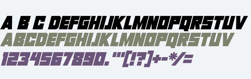 Invasion 2028 Italic