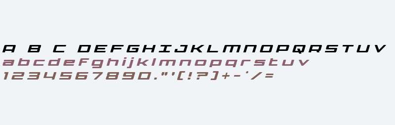 Phoenicia Lower Case Ttitle Italic