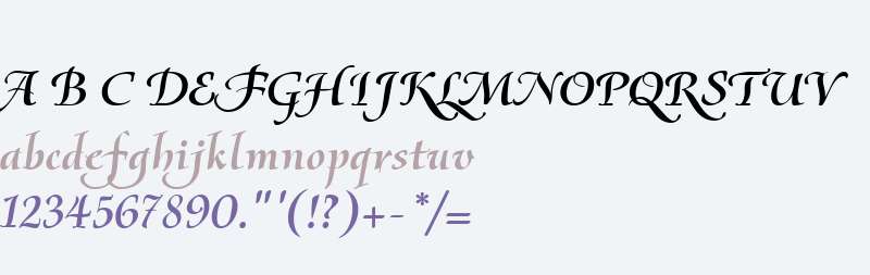 Olietta script BoldItalic