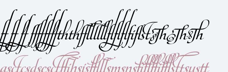 Maestro W00 Ligatures Bold