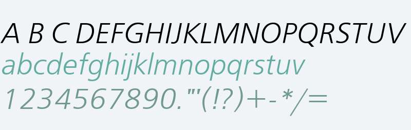 FreeSetCUnicode Italic