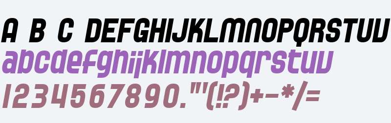 SF Speedwaystar Bold Italic