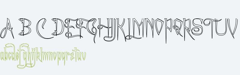 A Charming Font Outline V2