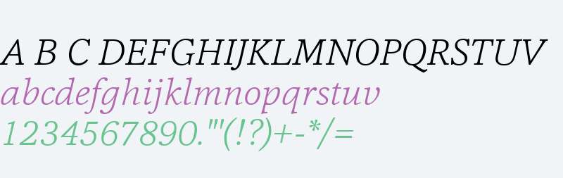 Cassia W04 ExtraLight Italic