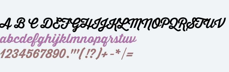 Thirsty Script Bold Regular