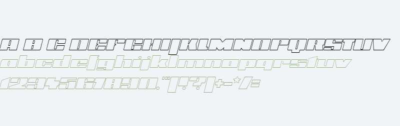 Phet W00 Outline Regular Obl