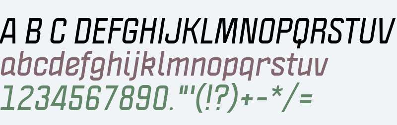 Politica W00 Bold Italic