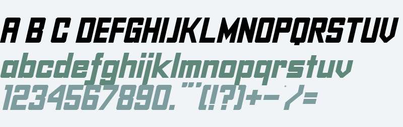 Sever Sans Bold Italic