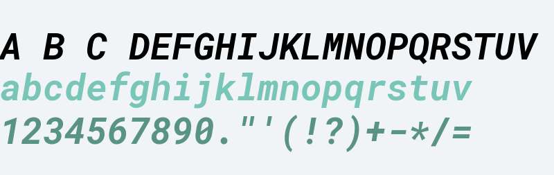 Roboto Mono Bold Italic