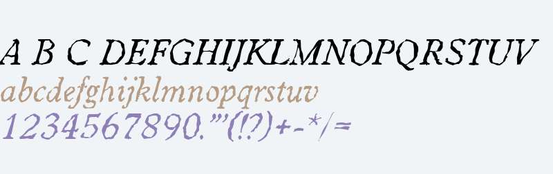 WorcesterRandom-Italic