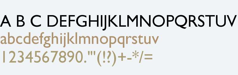 Gill Sans Pro Cyrillic