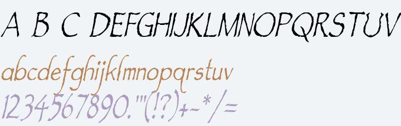 Feldicouth Compressed Italic