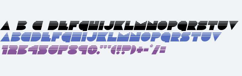 Disco Deck Halftone Italic