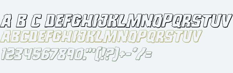 Monster Hunter 3D Italic