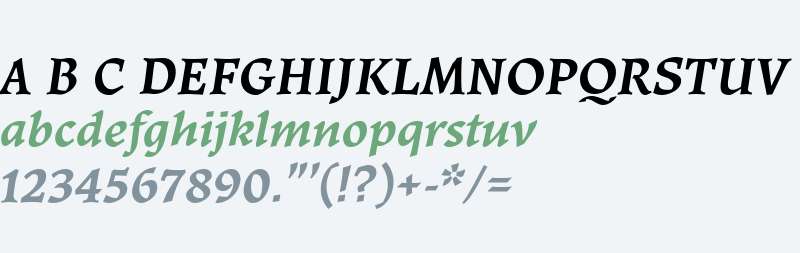 Ladoga W01 Bold Italic