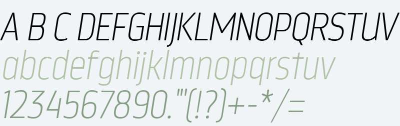 Nordikka W00 ExtraLight Italic