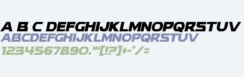 Modi Thorson Condensed Italic