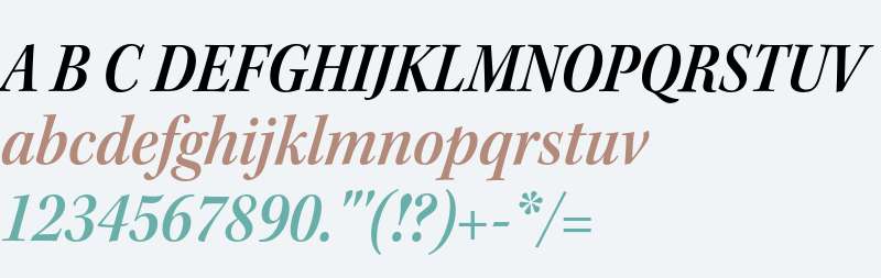 Kepler Std Semibold Semicondensed Italic Subhead