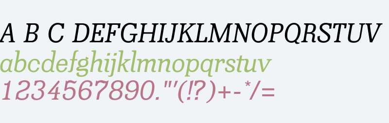 Minernil W00 Italic