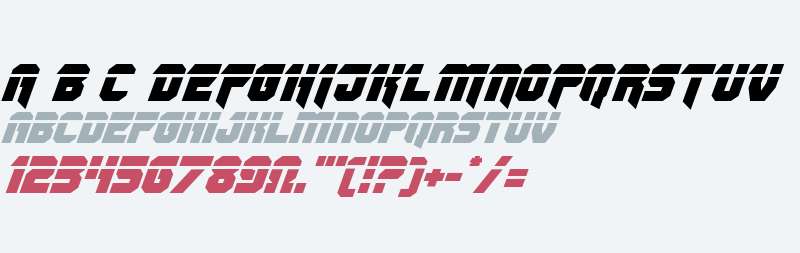 OmegaForce Laser Italic