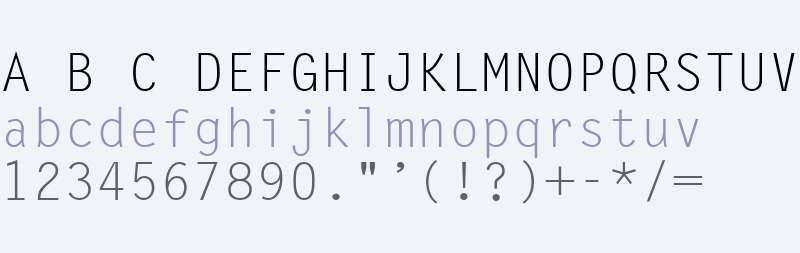 Monospaced