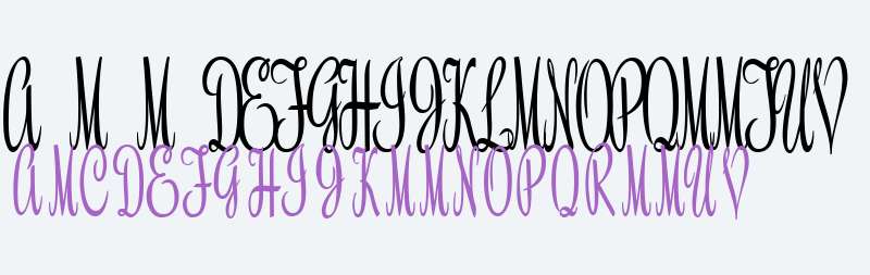 HMRoselyn Script Monograms DEMO