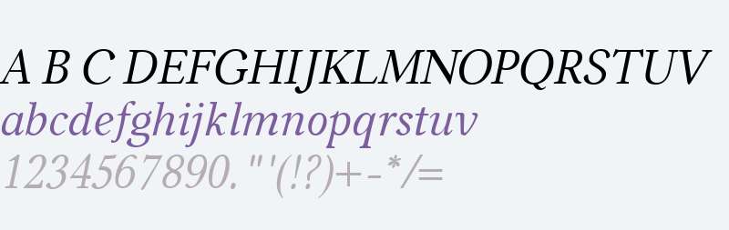 Carniola W00 Italic