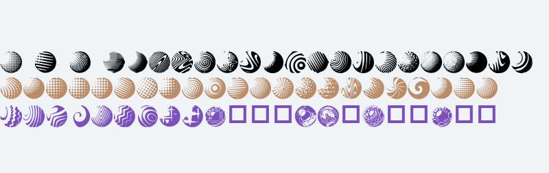 Anns Shaded Spheres W95 Rg