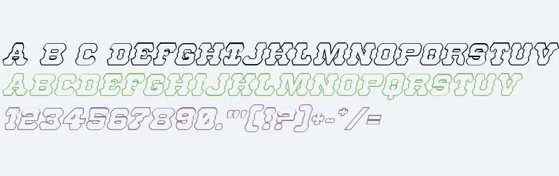 U.S. Marshal Shadow Italic