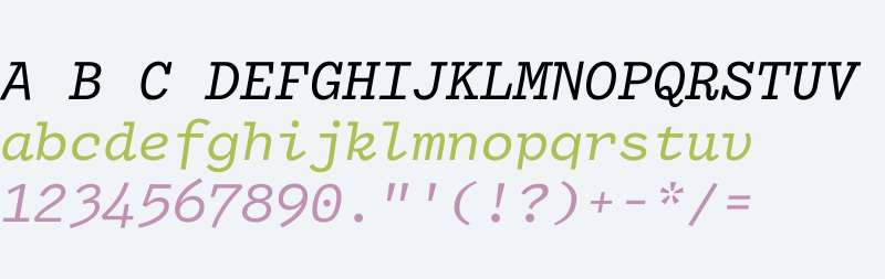 Drafting Mono Book Italic