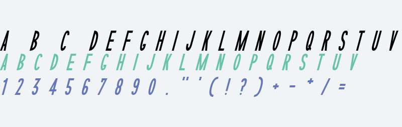 Sophisticated Slims Italic