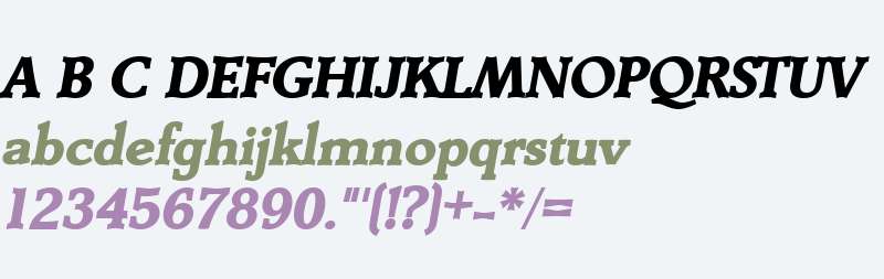 DerringerLH Bold Italic