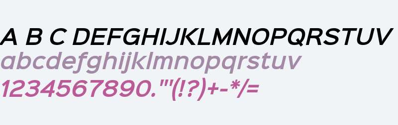 Sinkin Sans 600 SemiBold Italic