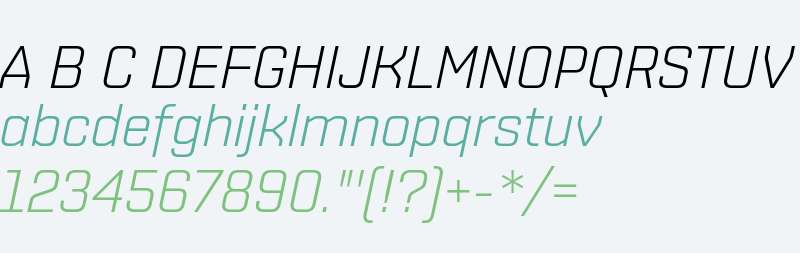 Shentox W04 Light Italic