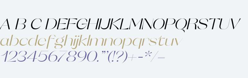 Orelo SemiWide Italic