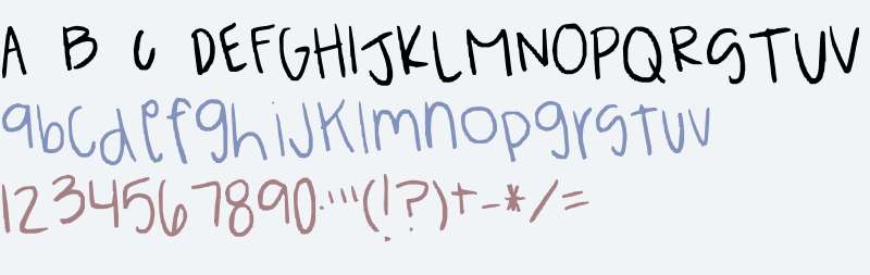 Breah's ahhh-mazingg handwritten font!! XD