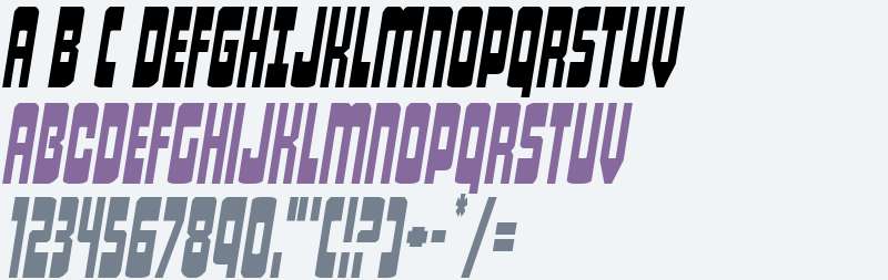 Isomorph Semi-Italic