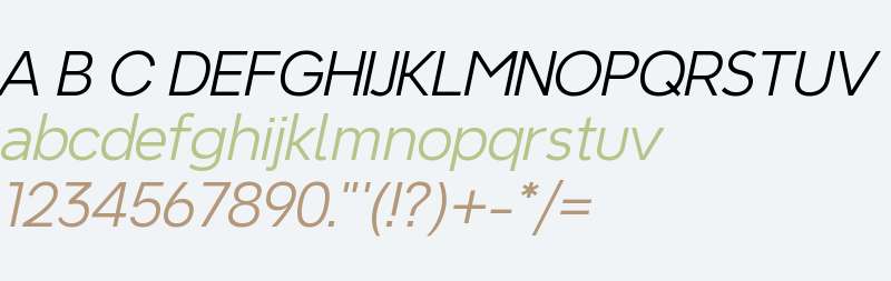 NeverMind Light Italic