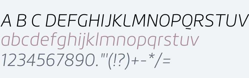 Roihu W01 ExtraLight Italic