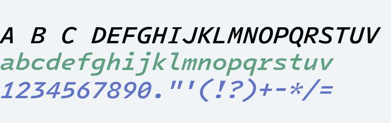 Intel One Mono Medium